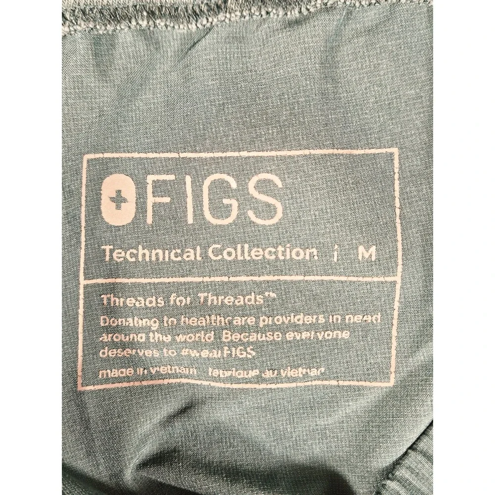 FIGS Technical Collection Mens Zamorra Jogger Scrub Pants Green M M21SW2057